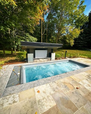 Fiberglass Pool & Spa Combination