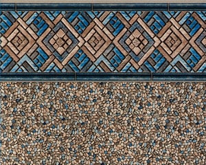 Findlay Argos Tile With Del Caribe Floor Pool Liner