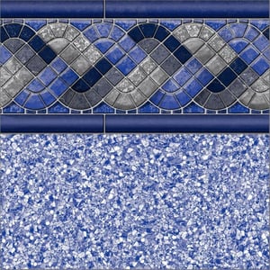 Findlay Raleigh White Tile With White Beach Pebble Floor