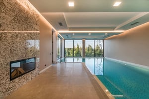 Indoor Swimming Pool Built In Ontario, Canada By Hipel Pools