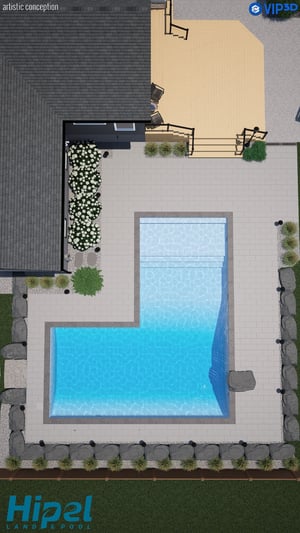 Kitchener Pool & Landscape Design Perspective