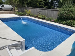 Inground Pool Liner Replaced By Hipel Pools In Cambridge, ON