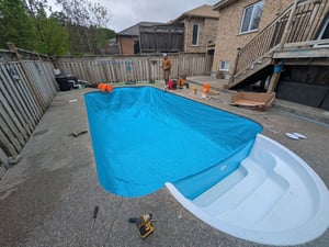 Terrazzo Caribbean Latham Pool Liner