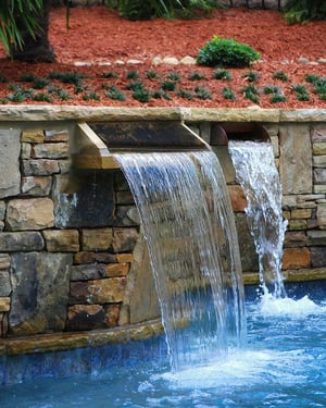 Pool Water Feature - Scupper
